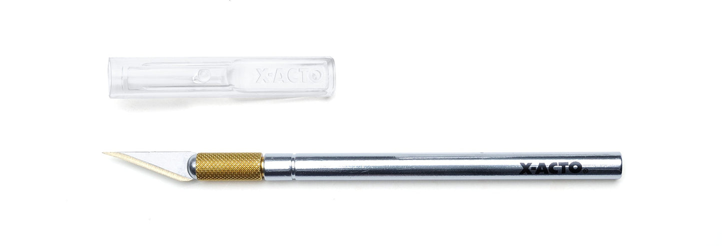 X-ACTO #1 Z-Series Precision Utility Knife, Metal, Silver, Aluminum Handle, Includes Safety Cap - For Precise, Fine Cuts