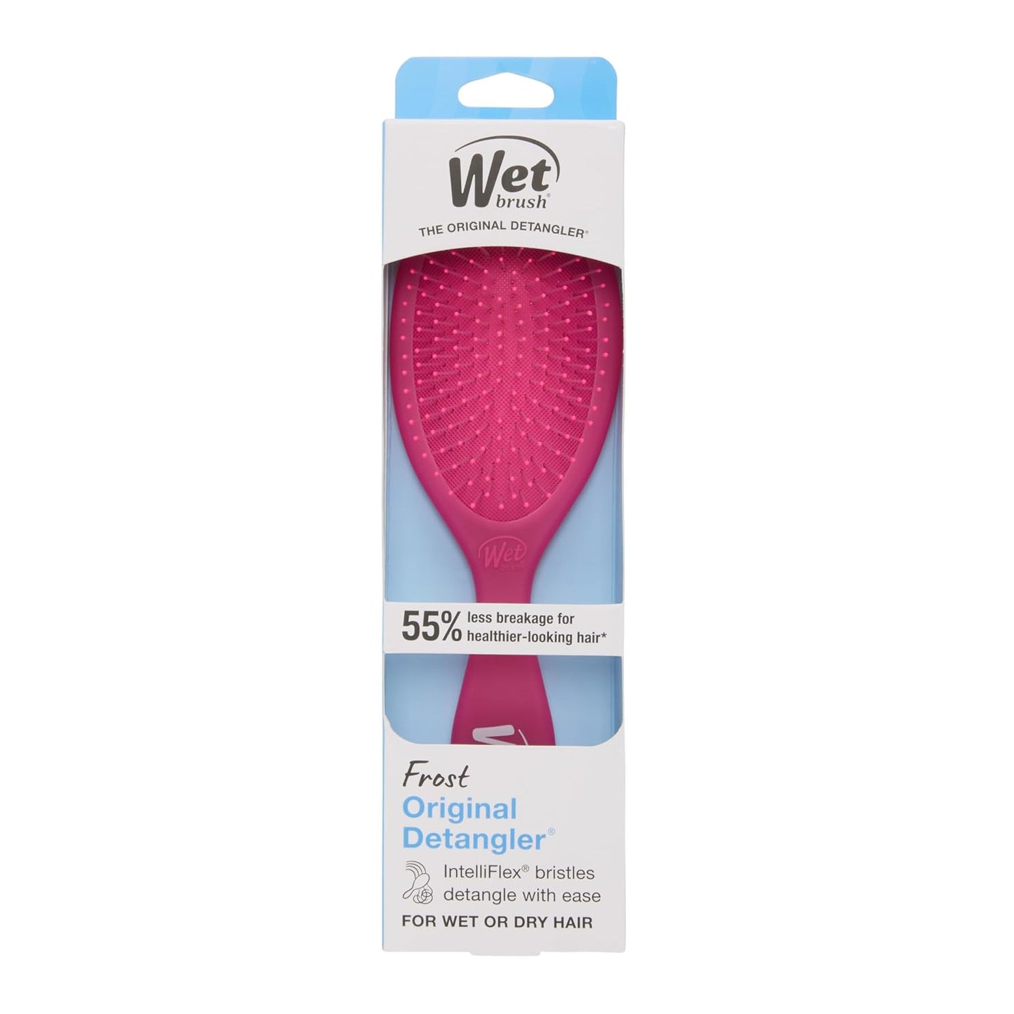 Wet Brush Original Detangler Hair Brush, Sky, For All Hair Textures