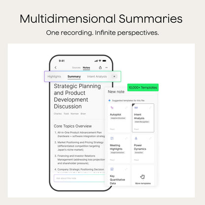 Plaud Note Pro AI Voice Recorder Transcribe & Summarize for Meetings Calls