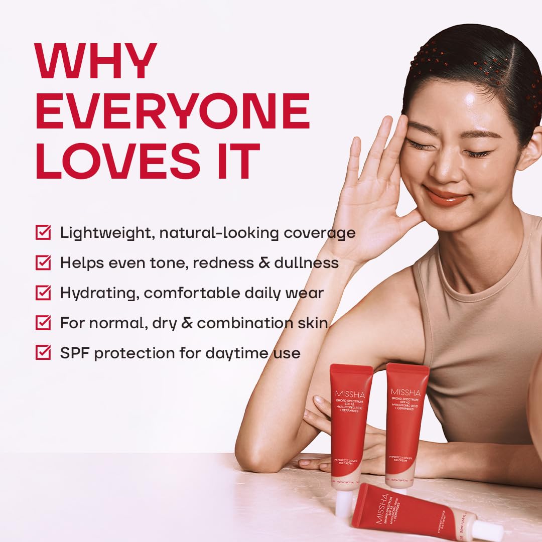 MISSHA M Perfect Cover BB Cream No.23 Natural Beige SPF 42 PA+++ 1.69 oz