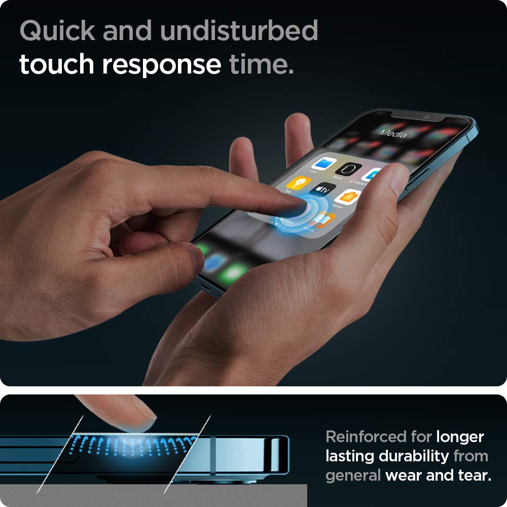 Spigen Screen Protector for iPhone 17 Pro Max, 16 Pro Max
