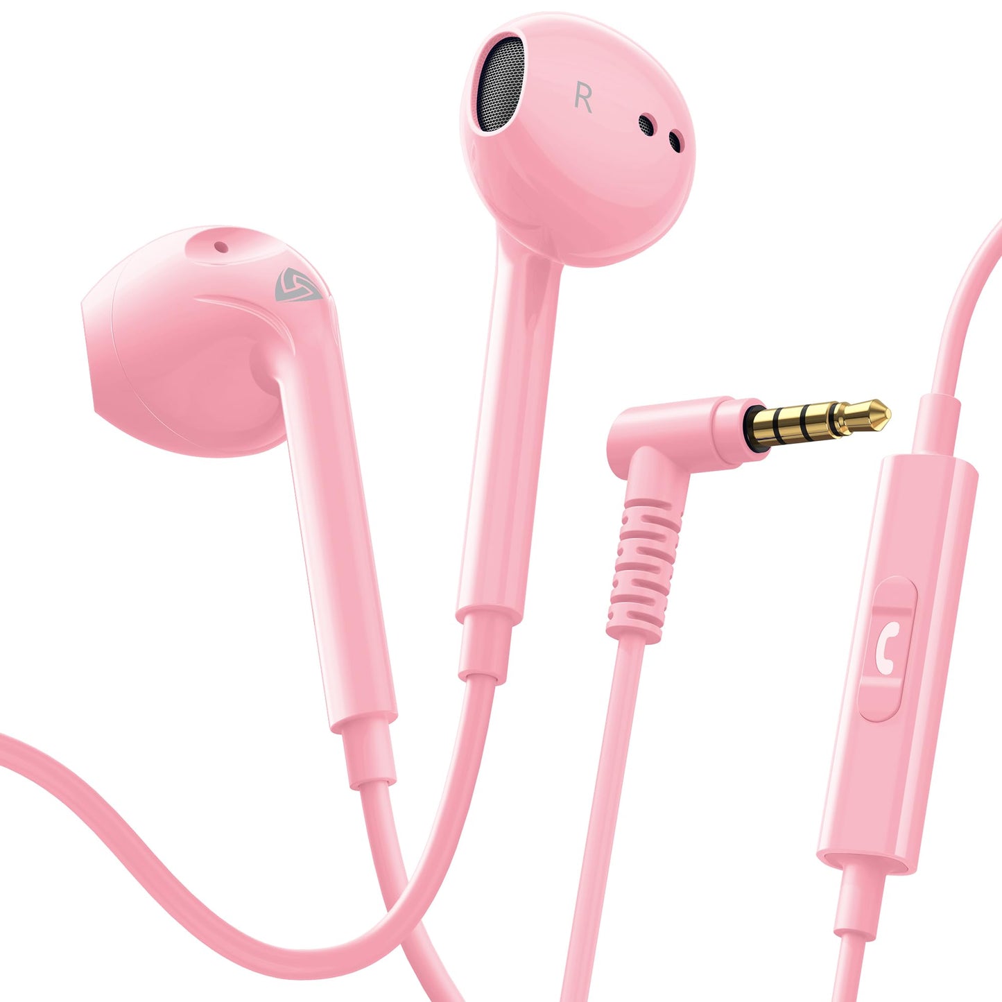 LUDOS Zenith USB C Headphones for iPhone 17 16 15 Pro Max Plus Air iPad Pro Air, 5 Years Warranty, USB-C Earbuds for Samsung Galaxy S24 S23 Ultra S22 S21 S20 A55 A54 A53, USB Type C Earphones - White