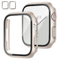 JZK Screen Protector Case for Apple Watch Series 11/10 42mm,Purple+Clear