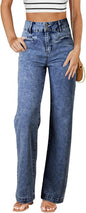 Sidefeel Jeans for Women High Waisted Straight Leg Denim Pants