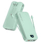 citicr Portable Charger 10000mAh PD20W w/Built-in Cables & Wall Plug White