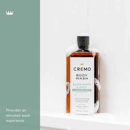 Cremo Body Wash for Men, Cypress Santal, 16 Fl Oz