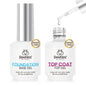 Beetles 2 Pcs 15ml No Wipe Gel Top Coat and Base Coat Set