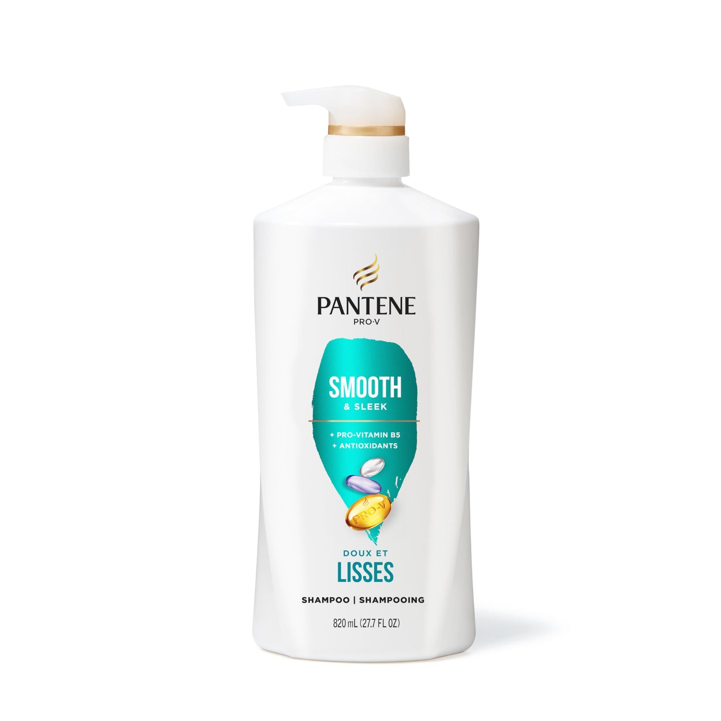Pantene Shampoo & Conditioner Set, Daily Moisture Renewal - Pro-V Nutrients for Dry, Color-Treated, Straight to Curly Hair, 72-Hour Hydration & Softness, 52.8 Oz Total + Miracle Rescue Shot (0.5 Oz)