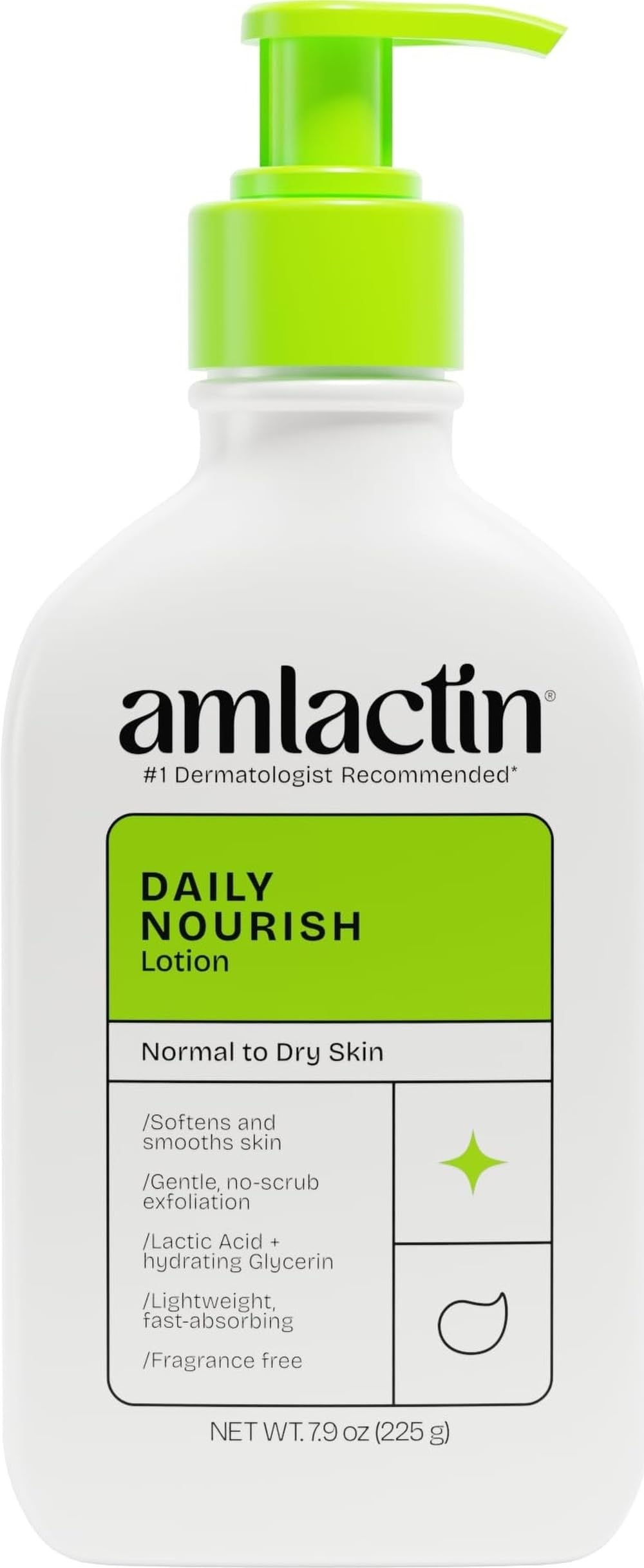 AmLactin Daily Nourish Body Lotion, 12% Lactic Acid, 14.1 oz