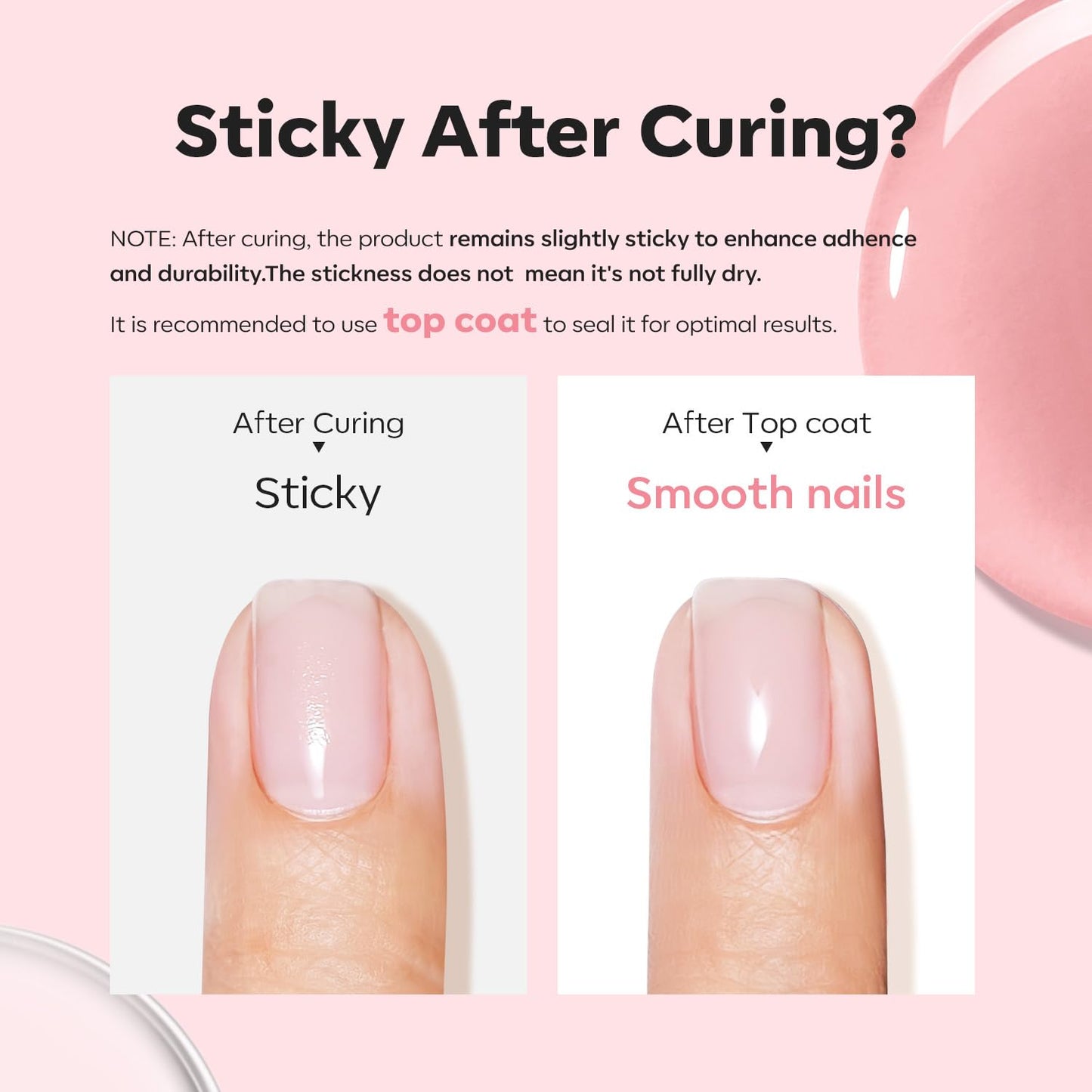 modelones Gel Top Base Coat Set 15ml 2026 Upgrade No Wipe Super Shine