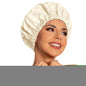 Edoneery Shower Caps for Women Reusable Waterproof, Shower Hair Cap