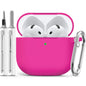 Ljusmicker for AirPods 4 Case 2024 with Cleaner Kit,Milk Tea