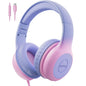 EarFun K1 Kids Headphones Wired with Mic, Volume Limit Headphones for Kids