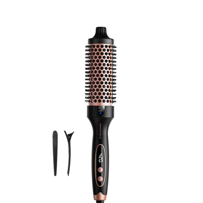 Wavytalk Thermal Brush Blowout Boost 1.5″ Heat Round Brush for Blowout Look
