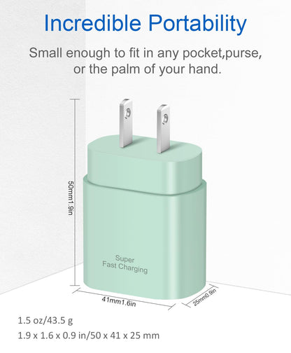 Type C Charger Fast Charging,USB C Charger,25W Samsung Super Fast Charger