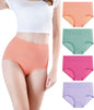 wirarpa Women's Cotton Underwear High Waisted Ladies Panties Full Coverage Briefs 4 Pack (Regular & Plus Size)