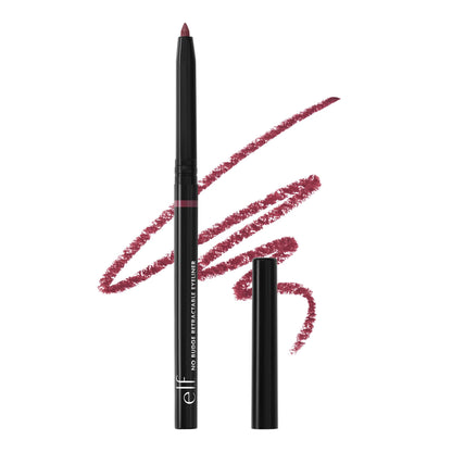 e.l.f. No Budge Retractable Eyeliner, Creamy, Ultra-Pigmented & Waterproof, Creates Bold & Defined Lines, Vegan & Cruelty-Free, Black