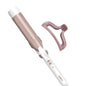 Conair Curling Iron, Double Ceramic, 1" Barrel, White/Rose Gold