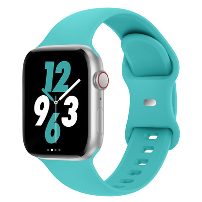 Sport Band Compatible with Apple Watch 38mm 40mm 41mm 42mm 44mm 45mm 46mm 49mm, Replacement Soft Silicone Strap Wristbands for iWatch Series 11/10/9/8/7/6/5/4/3/2/1 Ultra SE Women Men, Space Gray