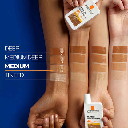 La Roche-Posay Anthelios Mineral Light Fluid Sunscreen for Face in 5 shades
