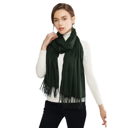 RIIQIICHY Women's Fringe Shawl Wrap Pashmina Scarf for Wedding Evening