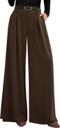 PRETTYGARDEN Womens Wide Leg Dress Pants Flowy Trousers