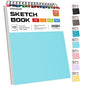 Soucolor Sketch Book 9" x 12", 100 Sheets Kids Art Sketchbook Drawing Pad