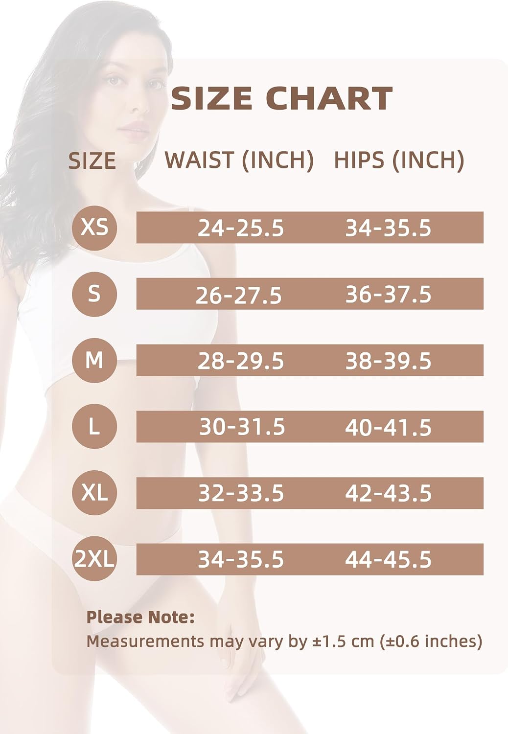 voenxe Seamless Women Underwear Thongs,No Show Ladies Workout Thong,5 Pack