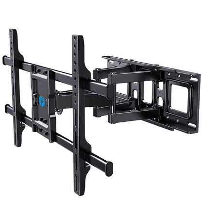 Pipishell Full Motion TV Wall Mount for Echo Show 21/15 and 13-43 Inch Flat Curved Screen TVs & Monitors, Max VESA 200x200mm up to 44lbs, TV Mount Wall Bracket with Rotation Swivel Tilt Extension