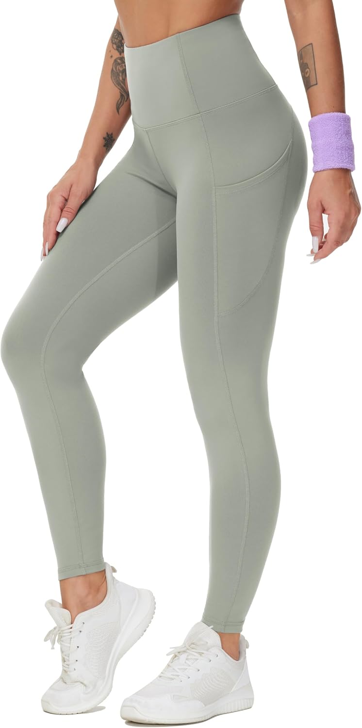 THE GYM PEOPLE Women's Thick High Waist Yoga Pants Workout Leggings