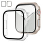 JZK Screen Protector Case for Apple Watch Series 11/10 42mm,Purple+Clear