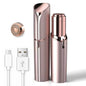 Facial Hair Remover for Women - as Seen on TV Painless Face Shaver - Electric Hair Removal Device for Face Lips Peach Fuzz with Light (White)