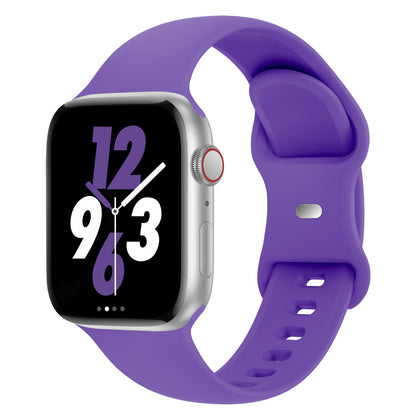 Sport Band Compatible with Apple Watch 38mm 40mm 41mm 42mm 44mm 45mm 46mm 49mm, Replacement Soft Silicone Strap Wristbands for iWatch Series 11/10/9/8/7/6/5/4/3/2/1 Ultra SE Women Men, Space Gray