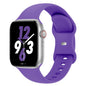Sport Band Compatible with Apple Watch 38mm 40mm 41mm 42mm 44mm 45mm 46mm 49mm, Replacement Soft Silicone Strap Wristbands for iWatch Series 11/10/9/8/7/6/5/4/3/2/1 Ultra SE Women Men, Space Gray
