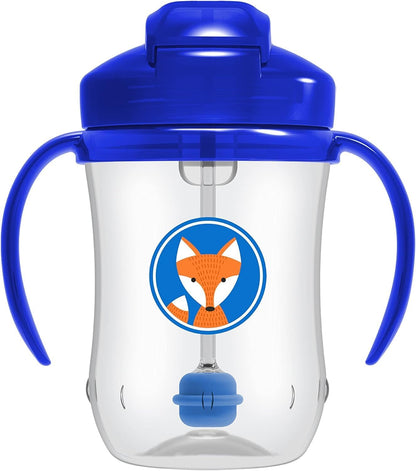 Dr. Brown's Milestones Baby's First Straw Cup, Blue, 1-Pack