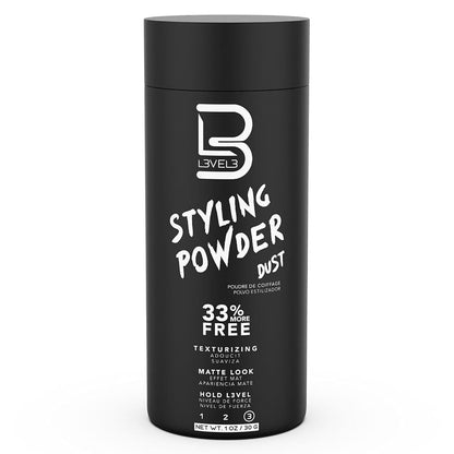 L3 Level 3 Hair Texture Powder for Men, Volume, Natural Look, 30 g