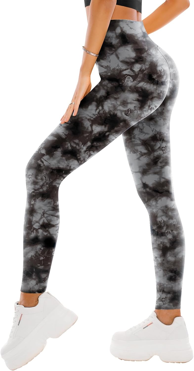 SINOPHANT High Waisted Leggings for Women - Full Length Capri Buttery Soft Yoga Pants for Workout Athletic