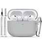 Ljusmicker for AirPods 4 Case 2024 with Cleaner Kit,Milk Tea