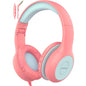 EarFun K1 Kids Headphones Wired with Mic, Volume Limit Headphones for Kids