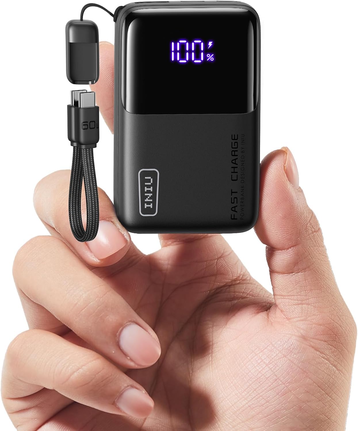 INIU Portable Charger, Ultra Mini 10000mAh 45W Fast Charging Power Bank