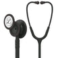 3M Littmann Classic III Monitoring Stethoscope, 5803, More Than 2X as Loud, Weighs Less, Stainless Steel Black-Finish Chestpiece, 27" Black Tube, Stem and Headset