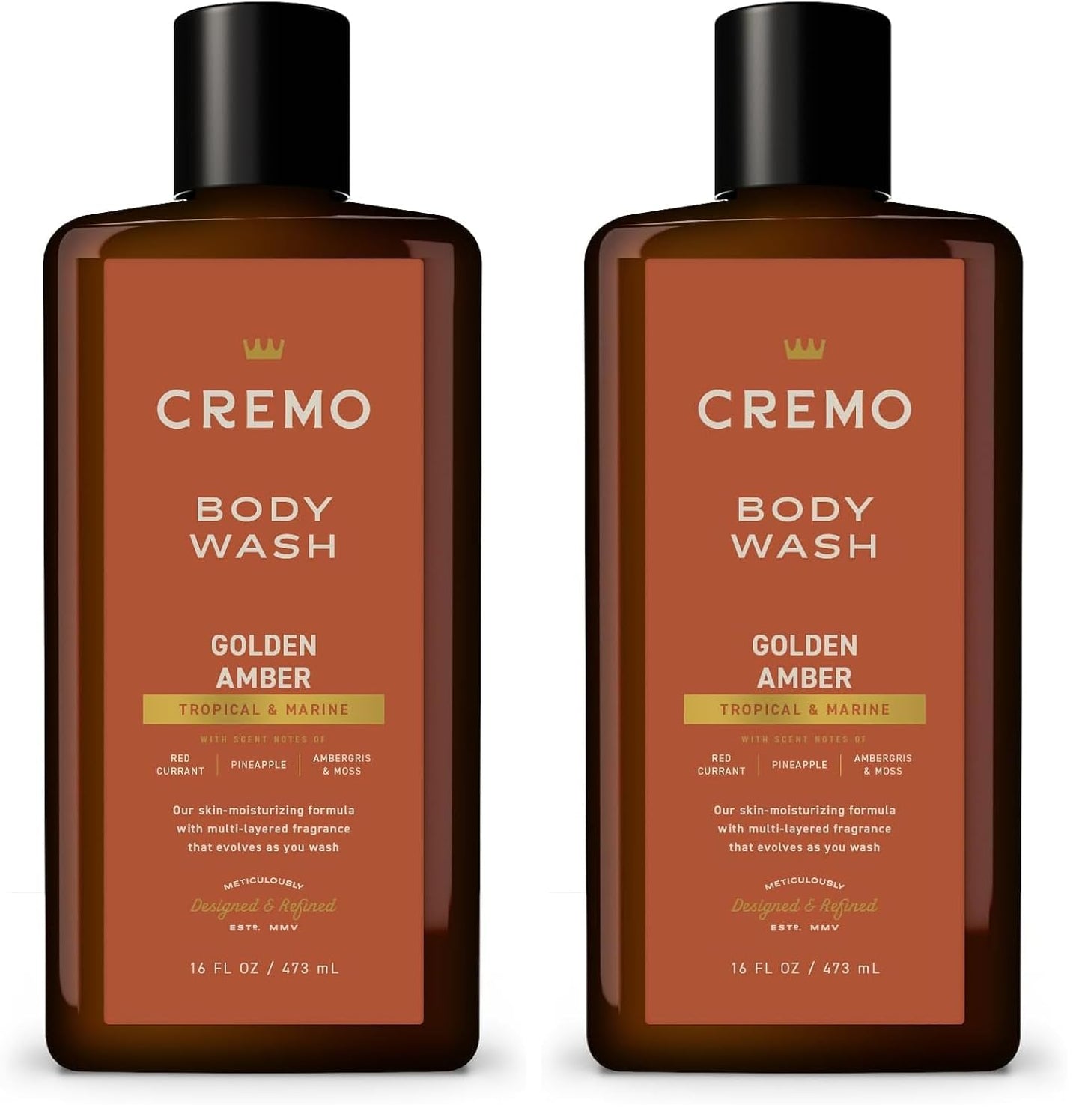 Cremo Body Wash for Men, Cypress Santal, 16 Fl Oz