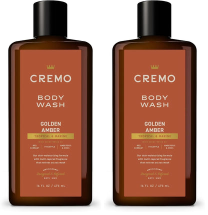 Cremo Body Wash for Men, Cypress Santal, 16 Fl Oz