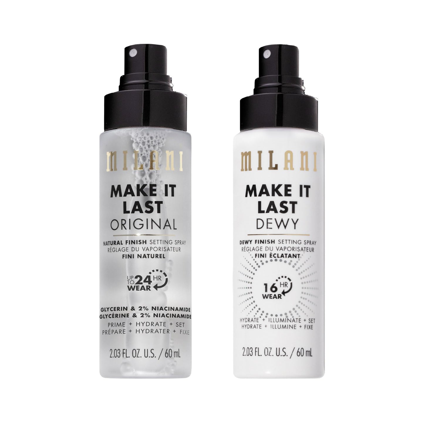 Milani Setting Spray + Primer, Make It Last Original Natural Finish