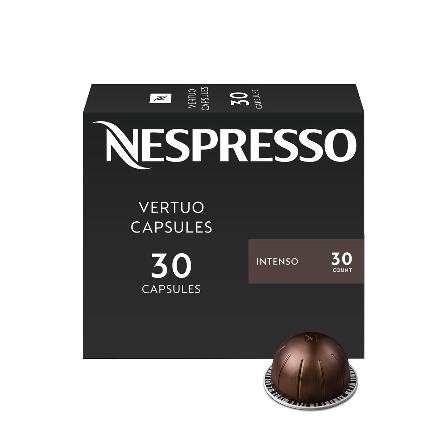 Nespresso Capsules Vertuo, Variety Pack, Medium and Dark Roast Coffee, 30 Count Coffee Pods, Brews 7.8 oz.