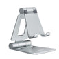 Nulaxy Full Aluminum Dual Folding Cell Phone Stand for Desk, Black