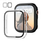 JZK Screen Protector Case for Apple Watch Series 11/10 42mm,Purple+Clear