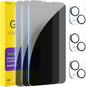 PEHAEL for iPhone 16 Pro Max Privacy Screen Protector+Camera Lens Protector