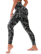 Bluemaple High Waisted Leggings for Women - Tummy Control Pants Non See Through Workout Soft Yoga Pants for Running Plus Size
