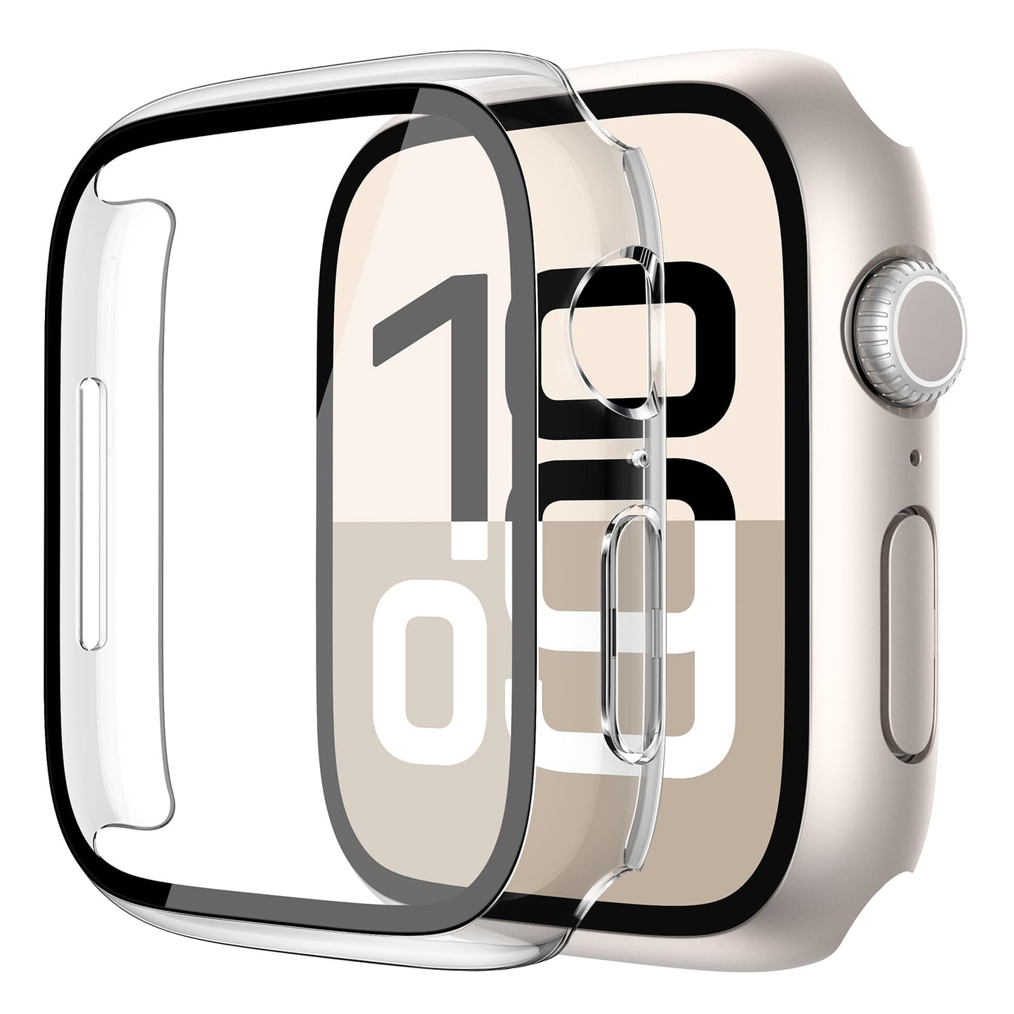 Misxi Case with Screen Protector for 46mm Apple Watch Series 11/10